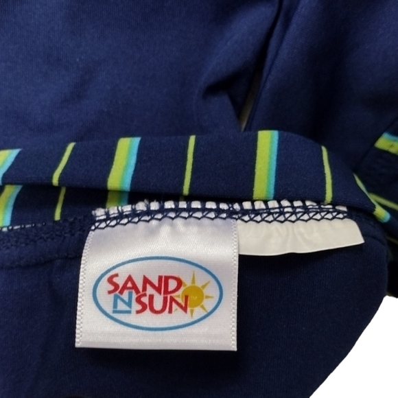 sand sun tankini navy/teal/lime size‎ women's 12/14 nwot - Picture 4 of 8